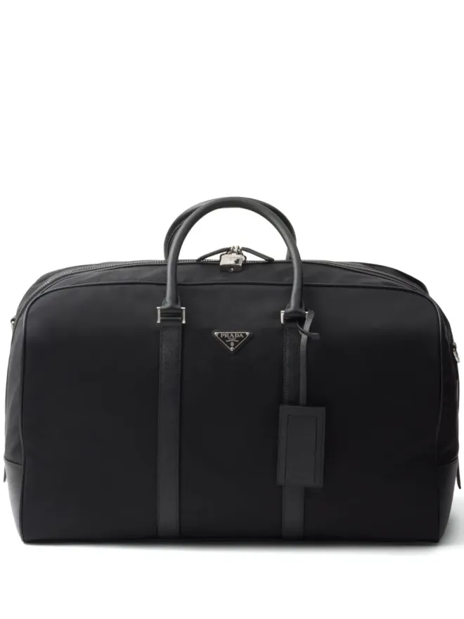 Prada Prada Re-Nylonとサフィアーノレザーのダッフルバッグの商品画像