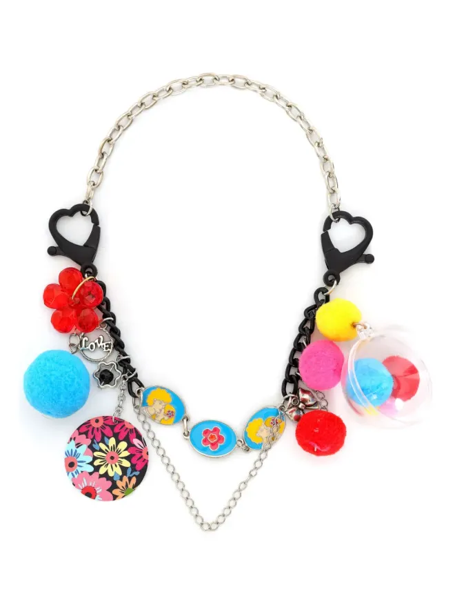 Amir Slama Amir Slama 花モチーフバッグチェーンの商品画像