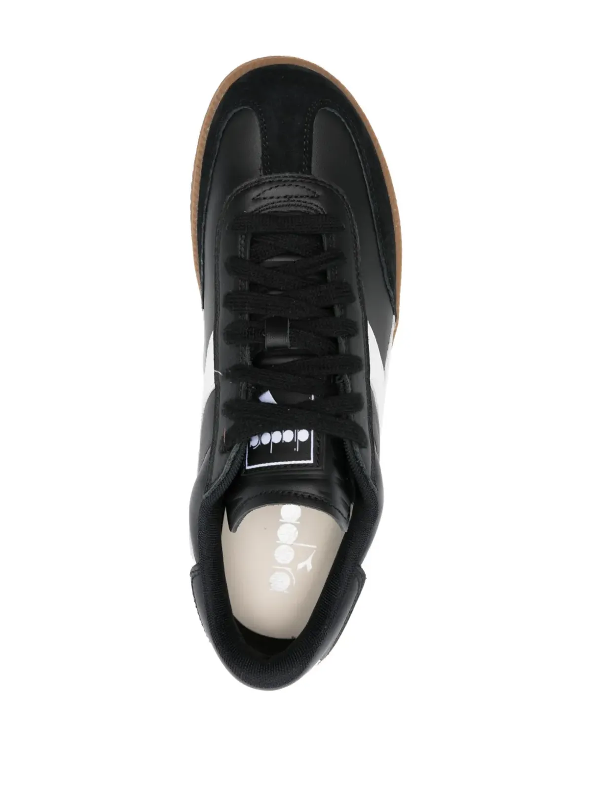 Diadora トレーナースニーカー ブラック - 画像4