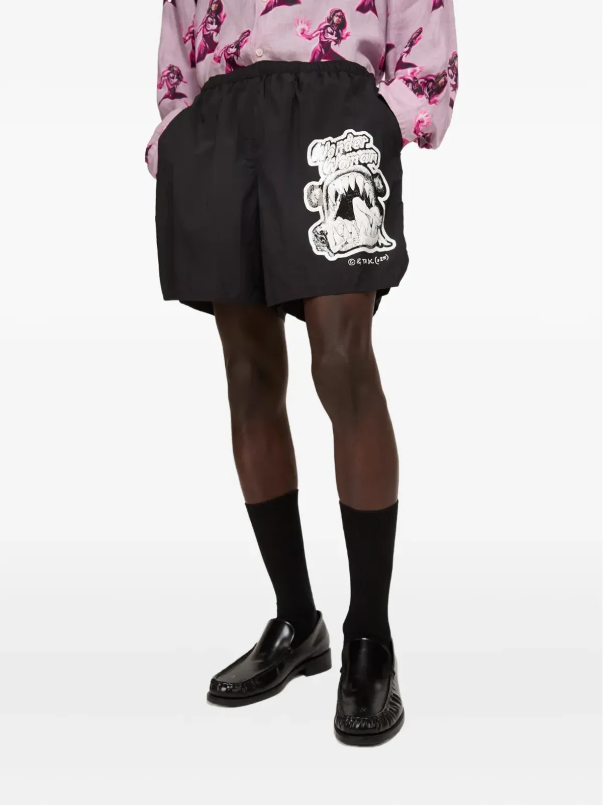 Acne Studios グラフィックプリント スイムショーツ - 画像5