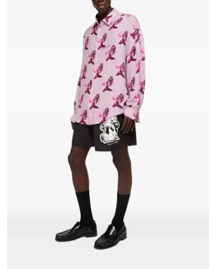 Acne Studios グラフィックプリント スイムショーツ - サムネイル3