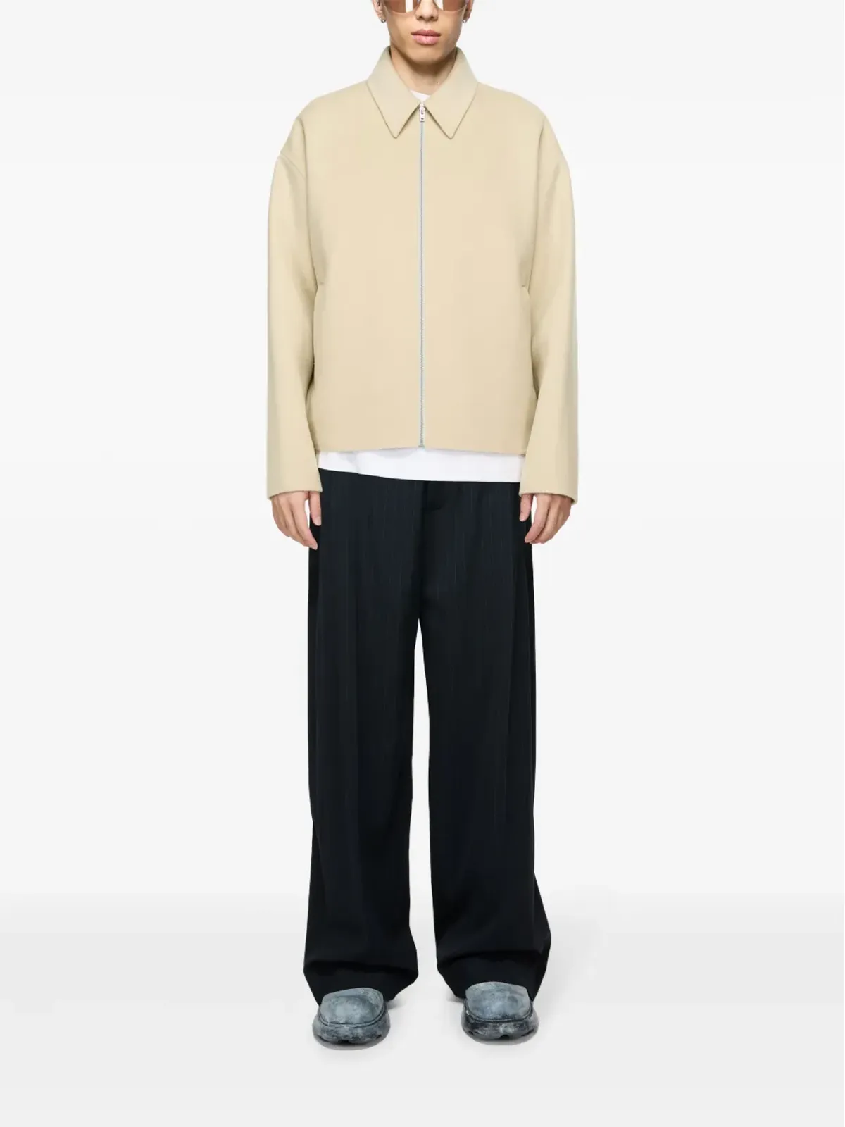 Acne Studios ウール ジップアップ ジャケット - 画像2