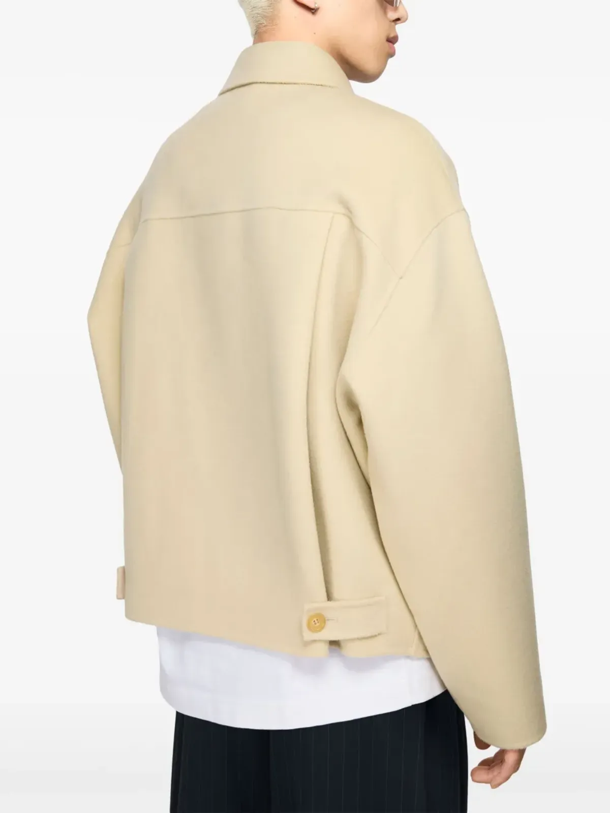 Acne Studios ウール ジップアップ ジャケット - 画像3