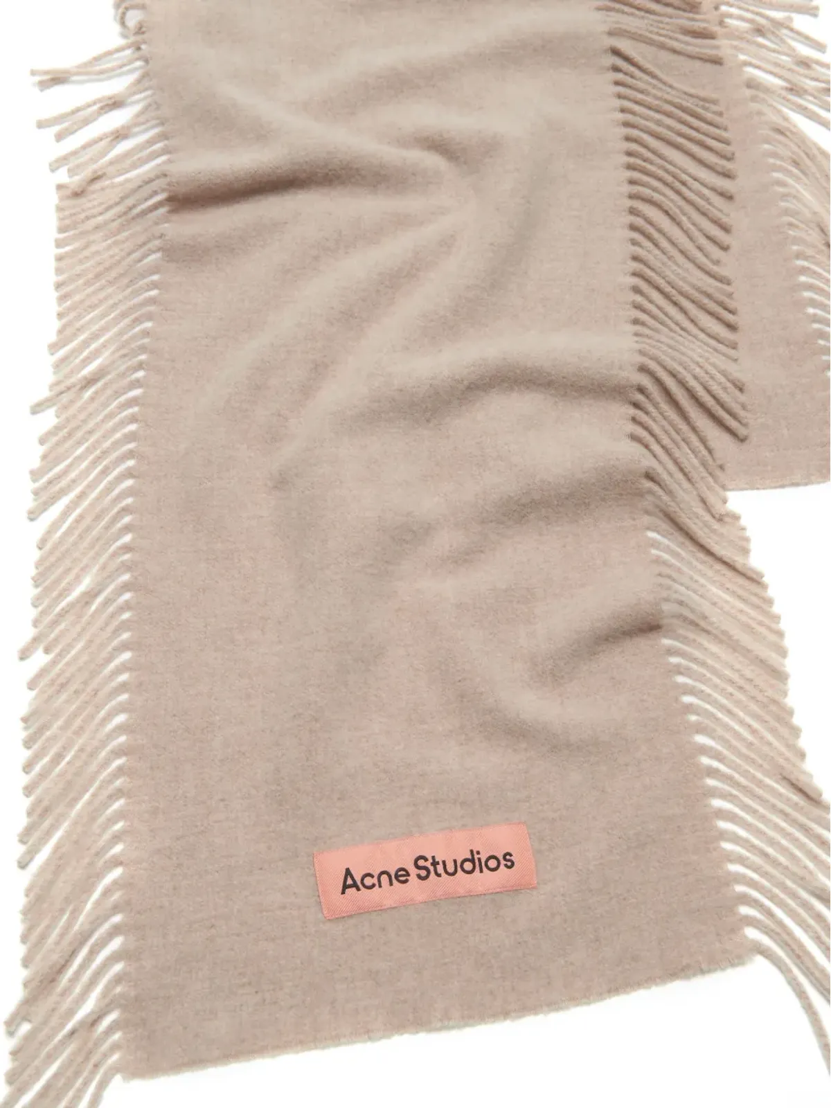 Acne Studios ウール フリンジエッジ スカーフ - 画像2