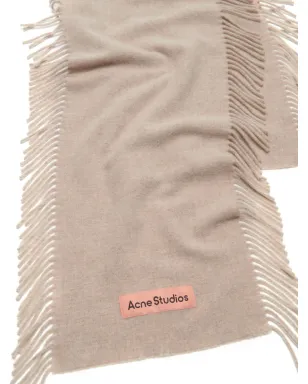 Acne Studios ウール フリンジエッジ スカーフ - サムネイル2