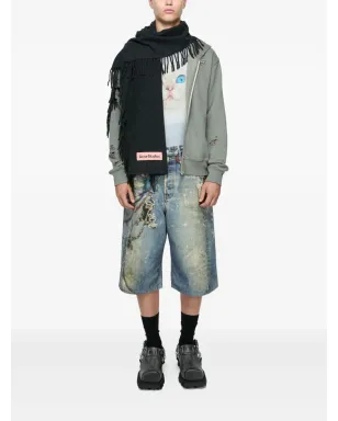 Acne Studios メランジュ スカーフ - サムネイル4