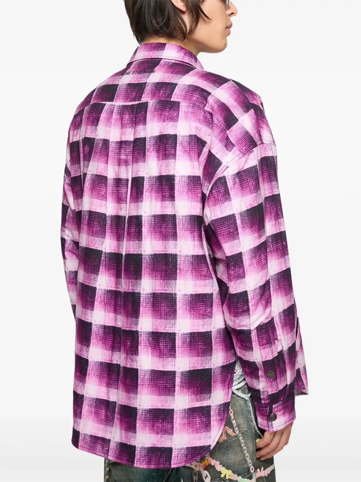Acne Studios チェックシャツ - ピンク - 画像5