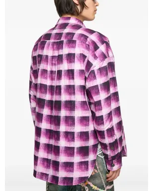 Acne Studios チェックシャツ - ピンク - サムネイル5