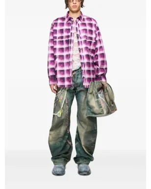 Acne Studios チェックシャツ - ピンク - サムネイル2