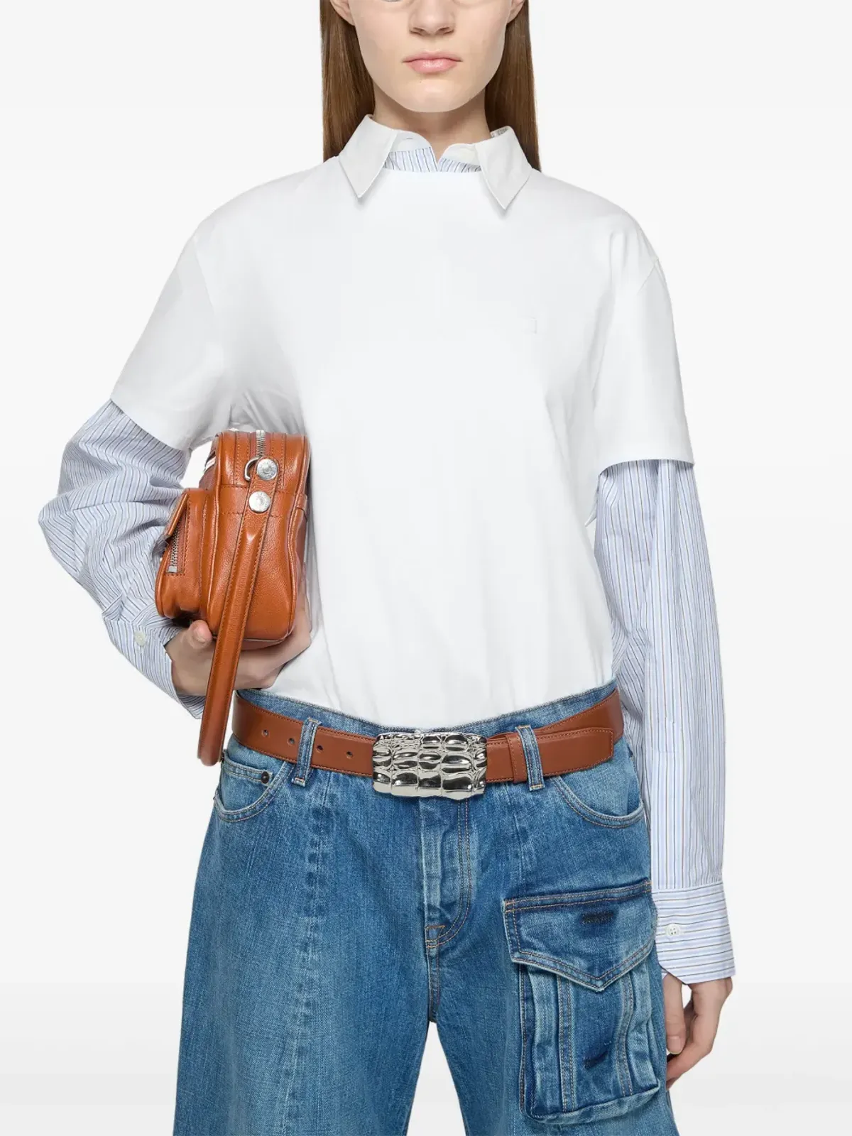 Acne Studios アップリケTシャツ（White） - 画像4