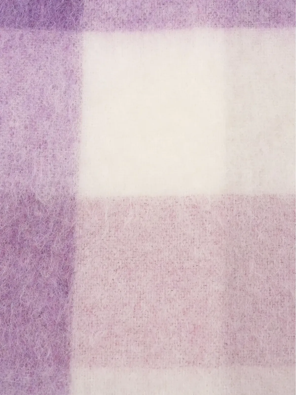 Acne Studios ロゴアップリケ付きチェック柄スカーフ - 画像3
