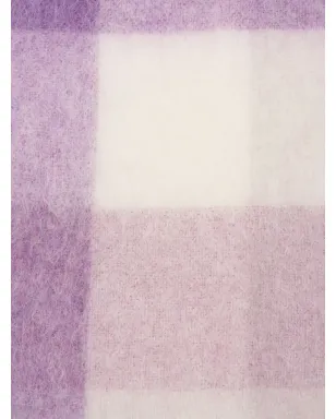 Acne Studios ロゴアップリケ付きチェック柄スカーフ - サムネイル3