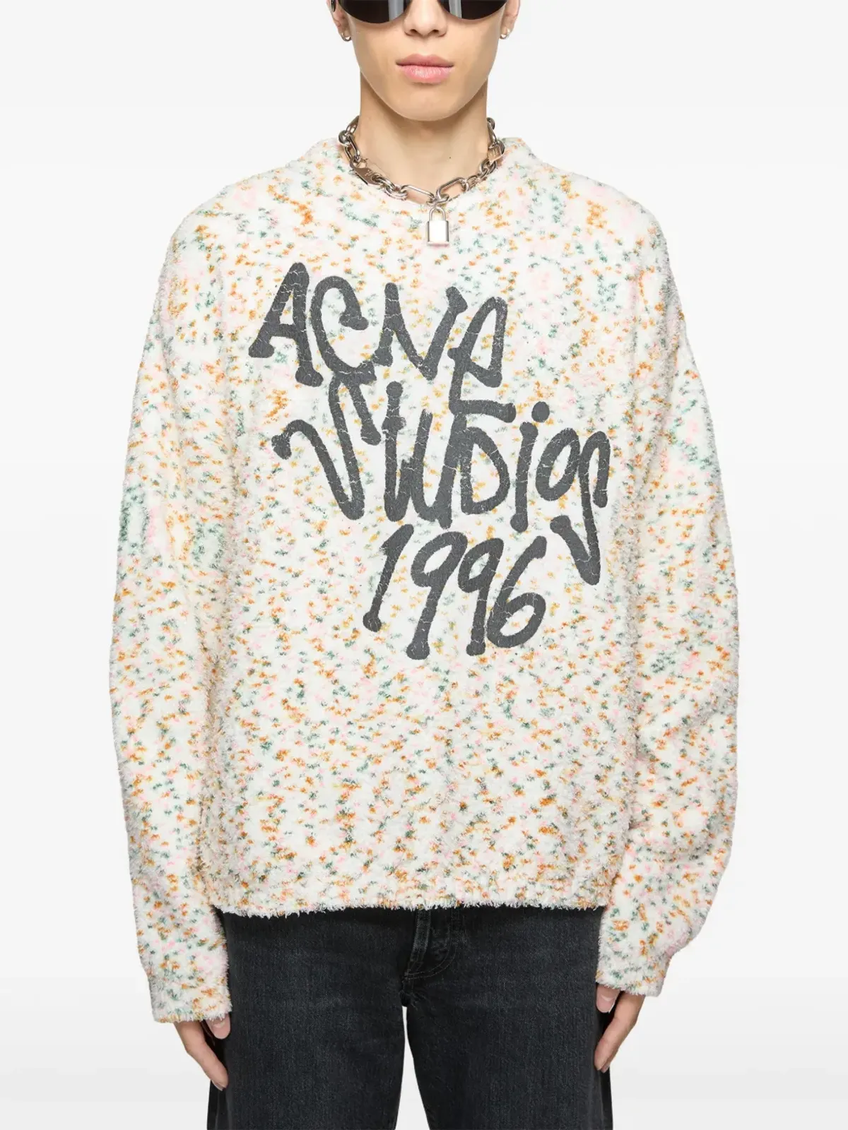 Acne Studios プリントニットセーター - 画像3