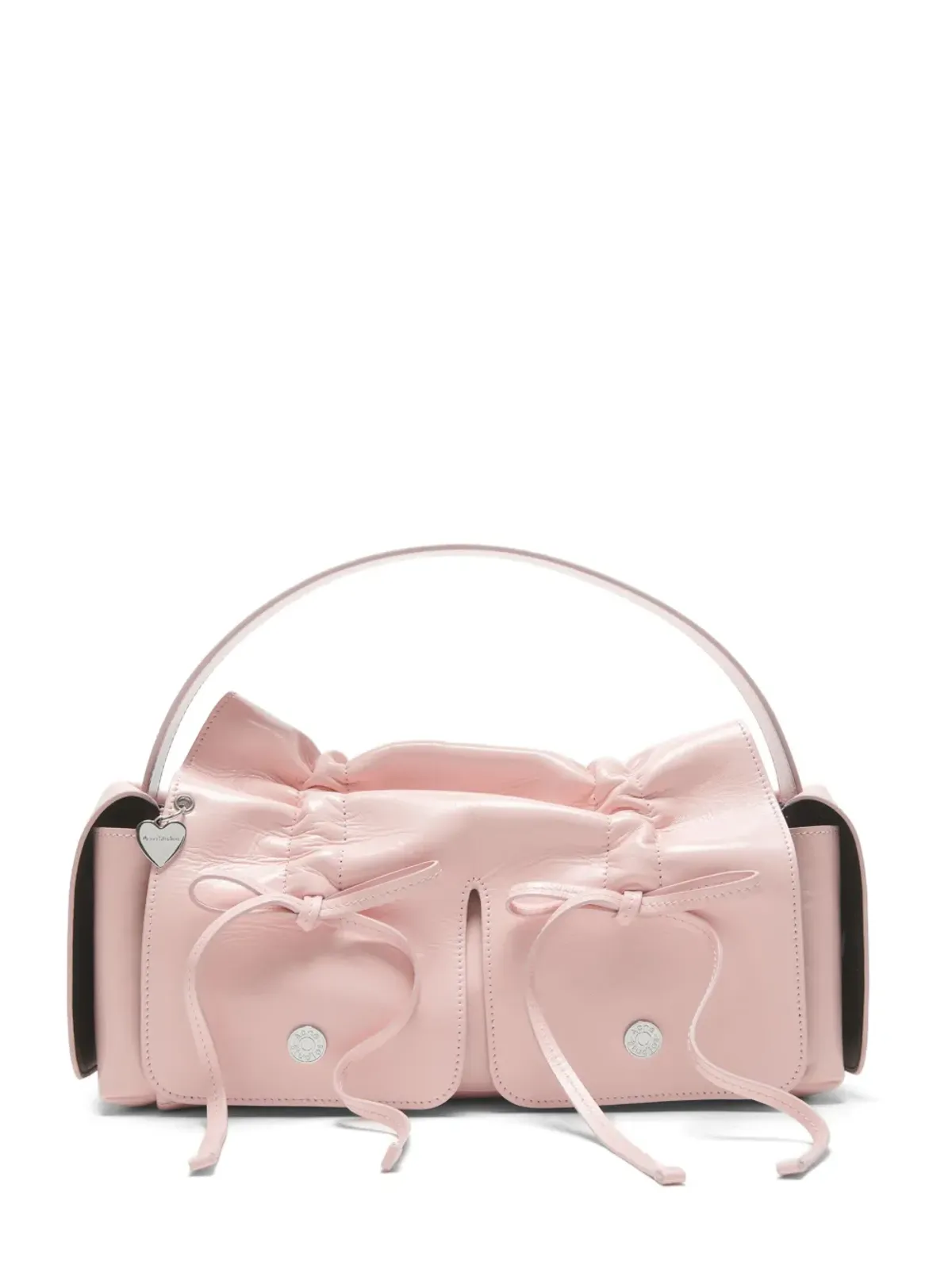 Acne Studios レザー トートバッグ - ピンク - 画像1