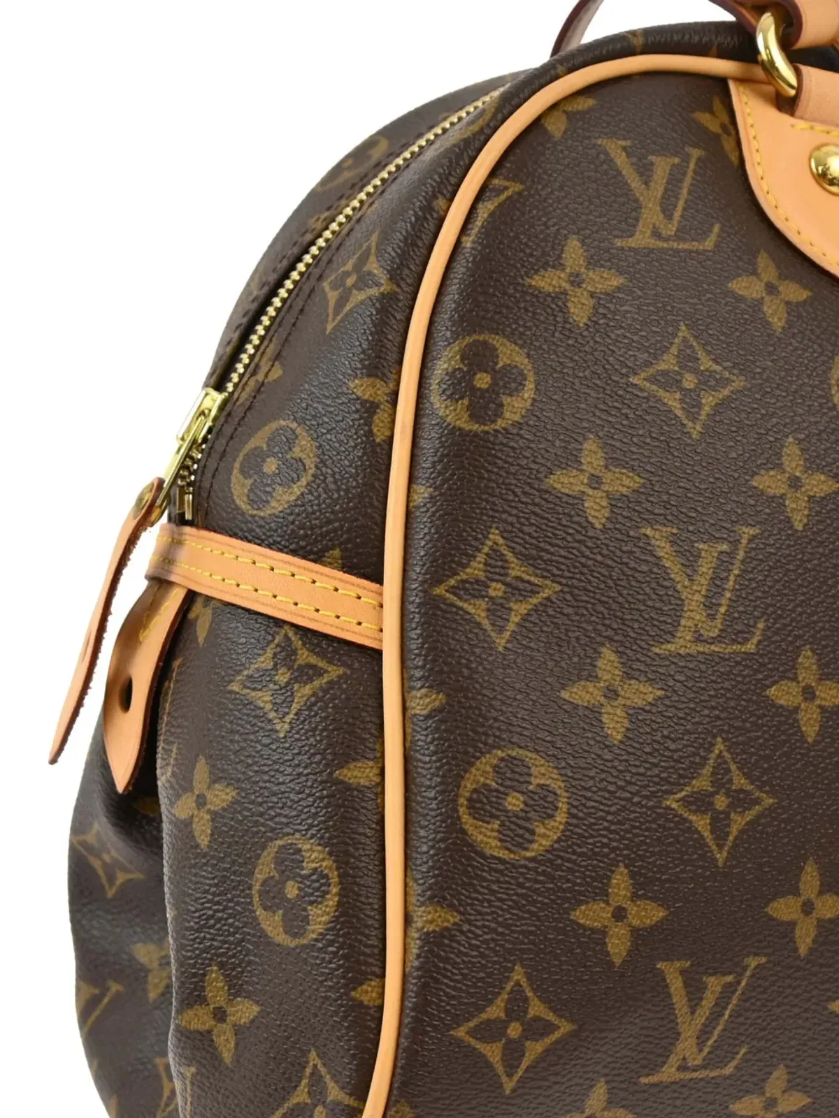 Louis Vuitton ビンテージ 2008 Montorgueil GM ショルダーバッグ - ブラウン - 画像3