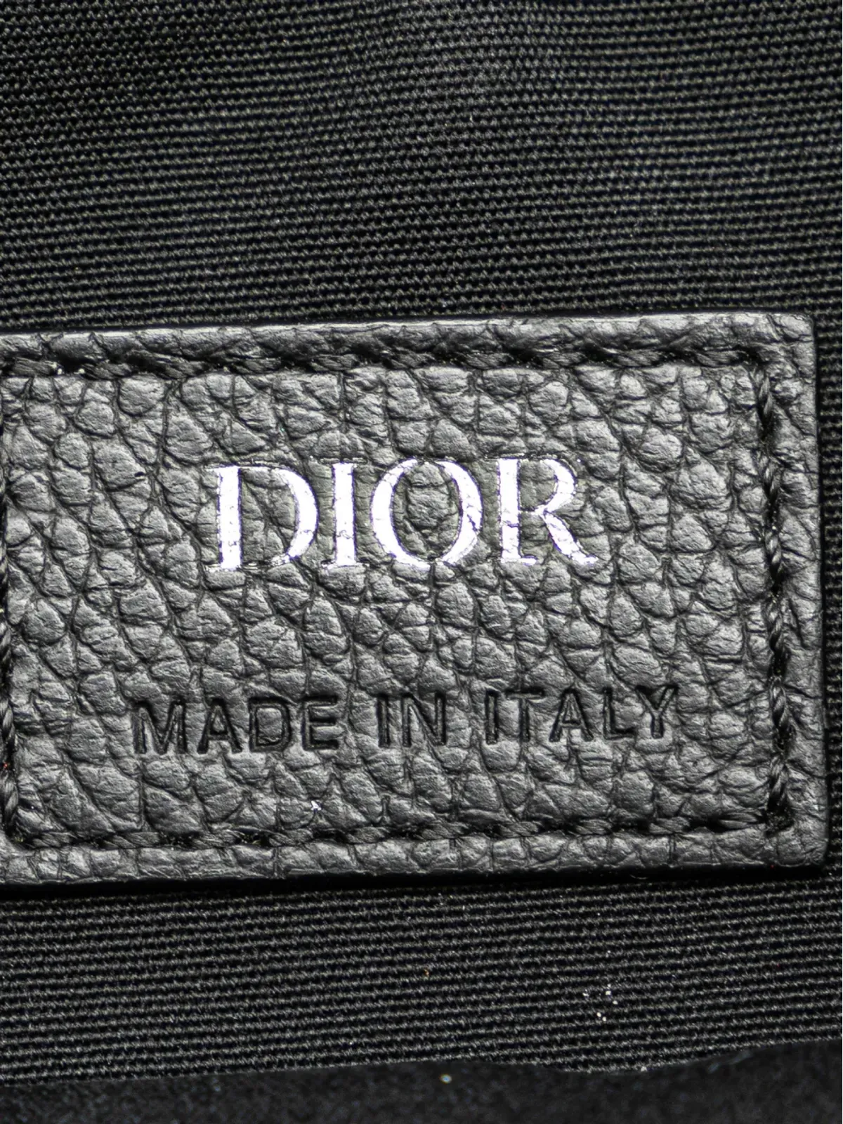 Christian Dior ビンテージ 2019 オブリーク サドル メッセンジャー ポーチ クロスボディ バッグ - ブラック - 画像5