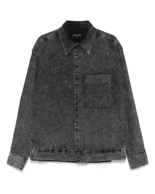 Emporio Armani デニムシャツジャケット - ブラック - サムネイル1
