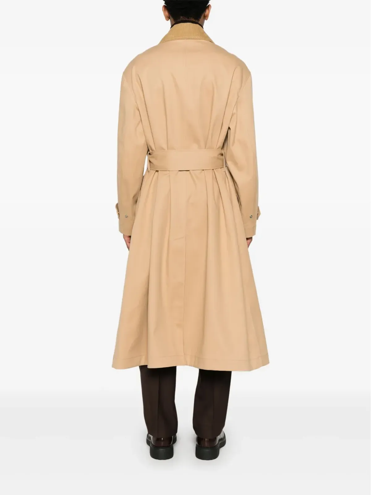 AMI Paris ベルテッドコート - ベージュ系 - 画像4