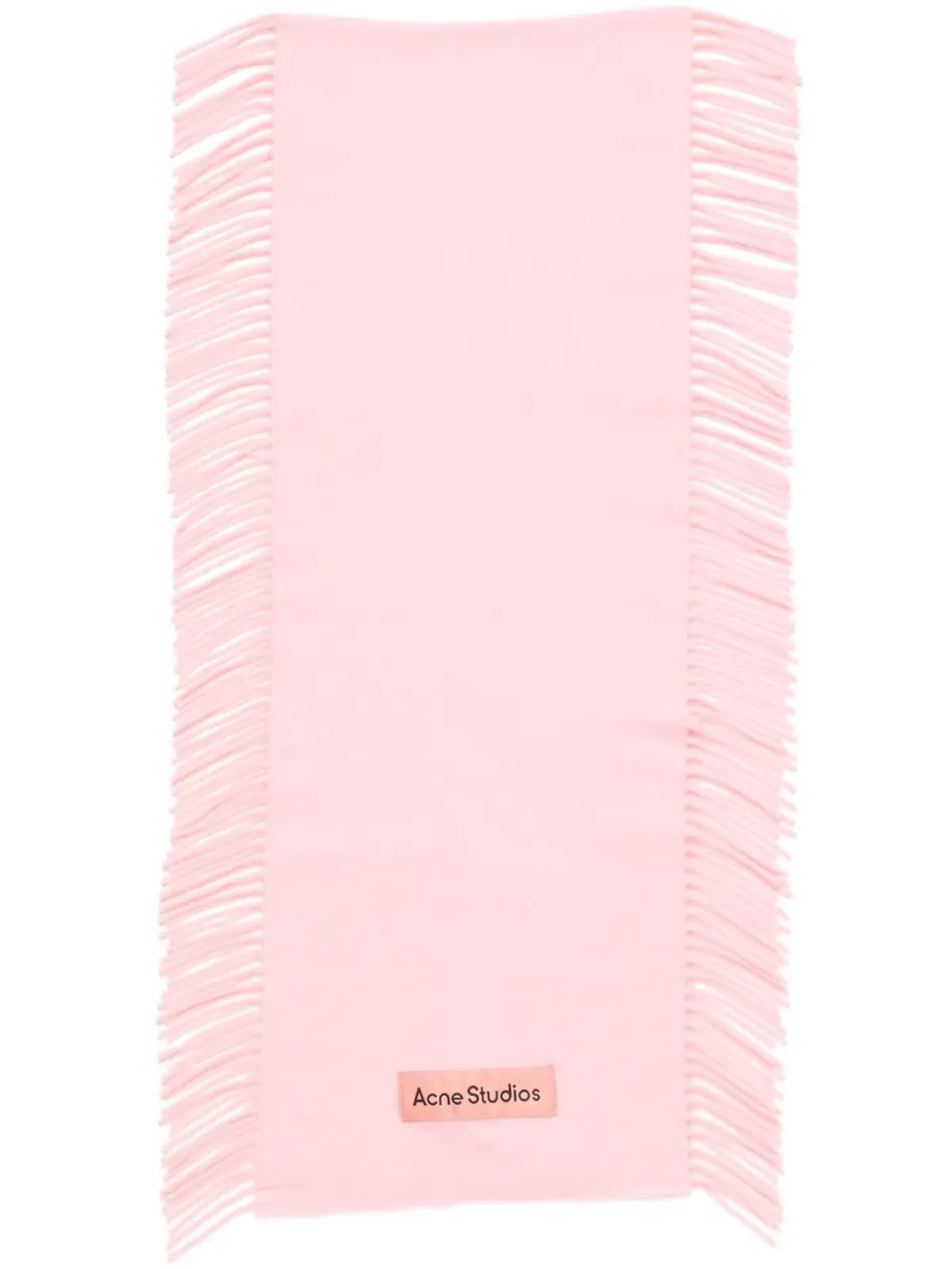 Acne Studios フリンジ ウール スカーフ - 画像1