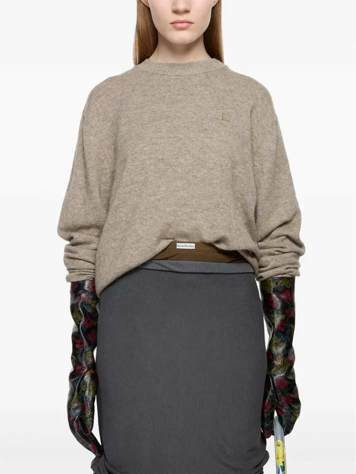 Acne Studios ロゴパッチセーター - 画像5