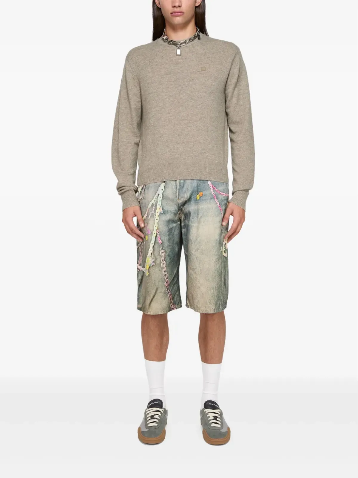Acne Studios ロゴパッチセーター - 画像2