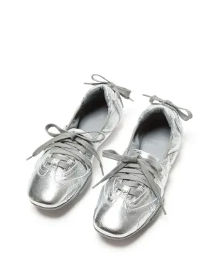 Acne Studios レースアップレザー バレエフラット - サムネイル3
