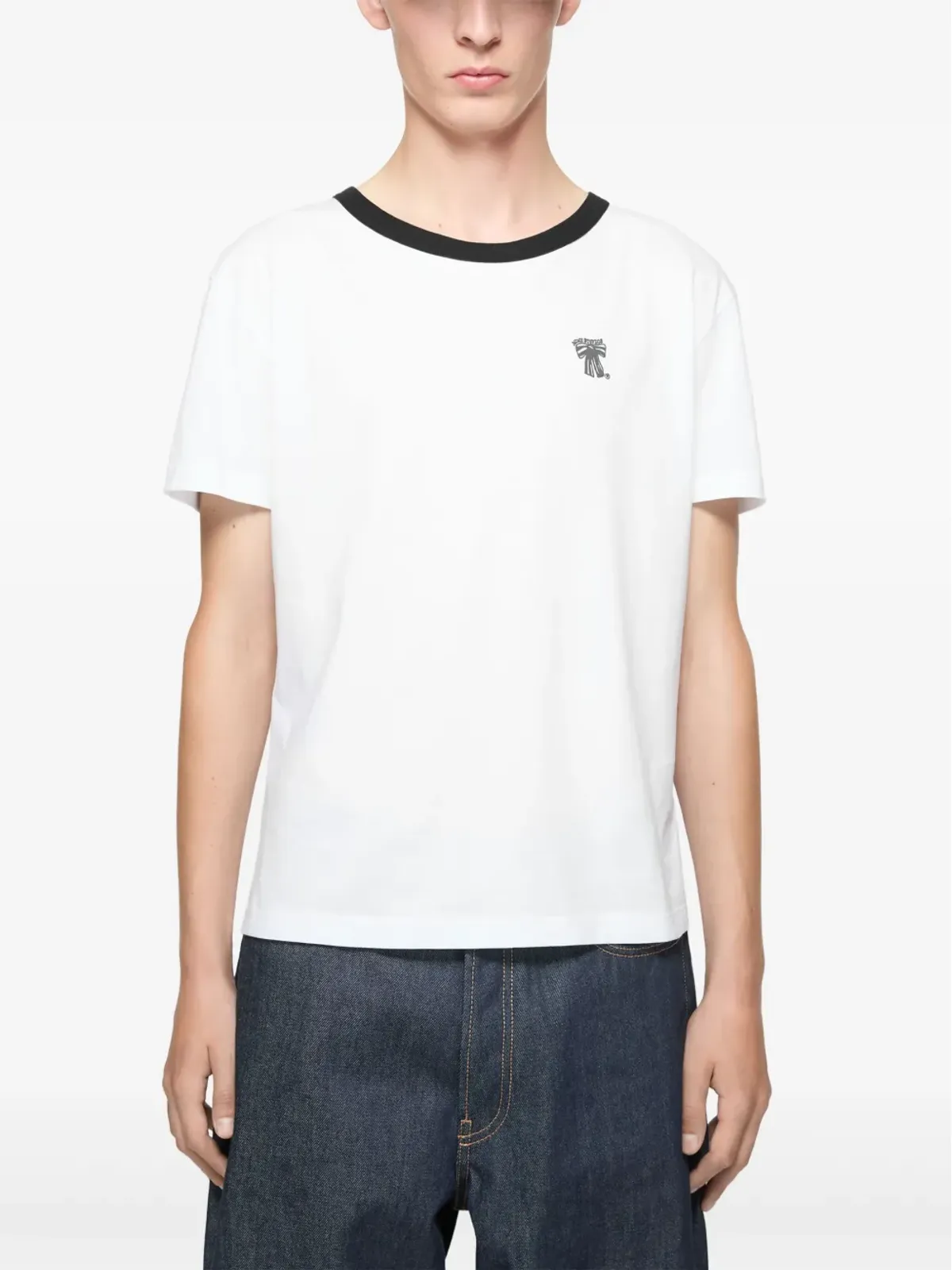 Acne Studios ボウプリント Tシャツ - 画像4