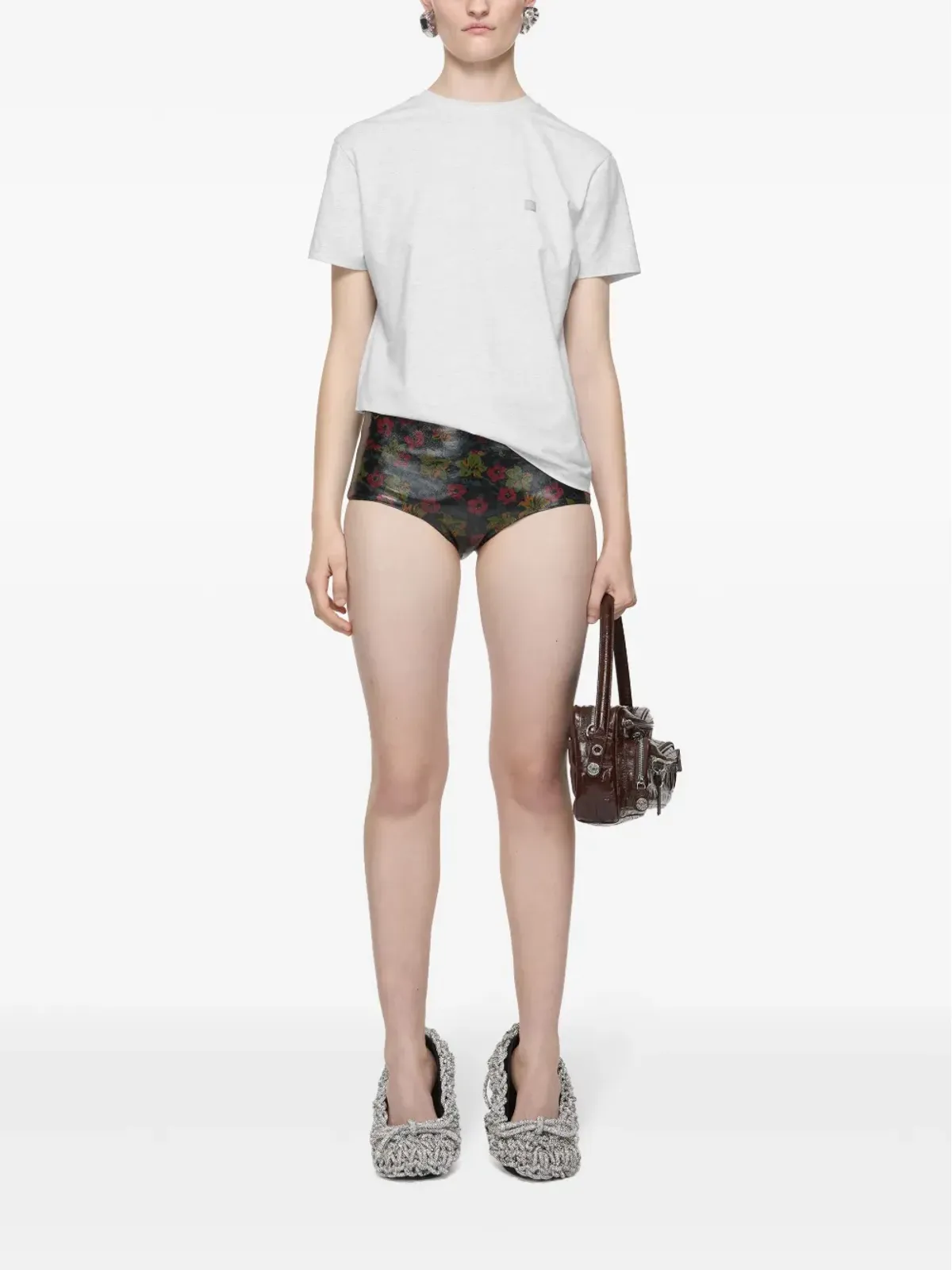Acne Studios クルーネックTシャツ - グレー - 画像3