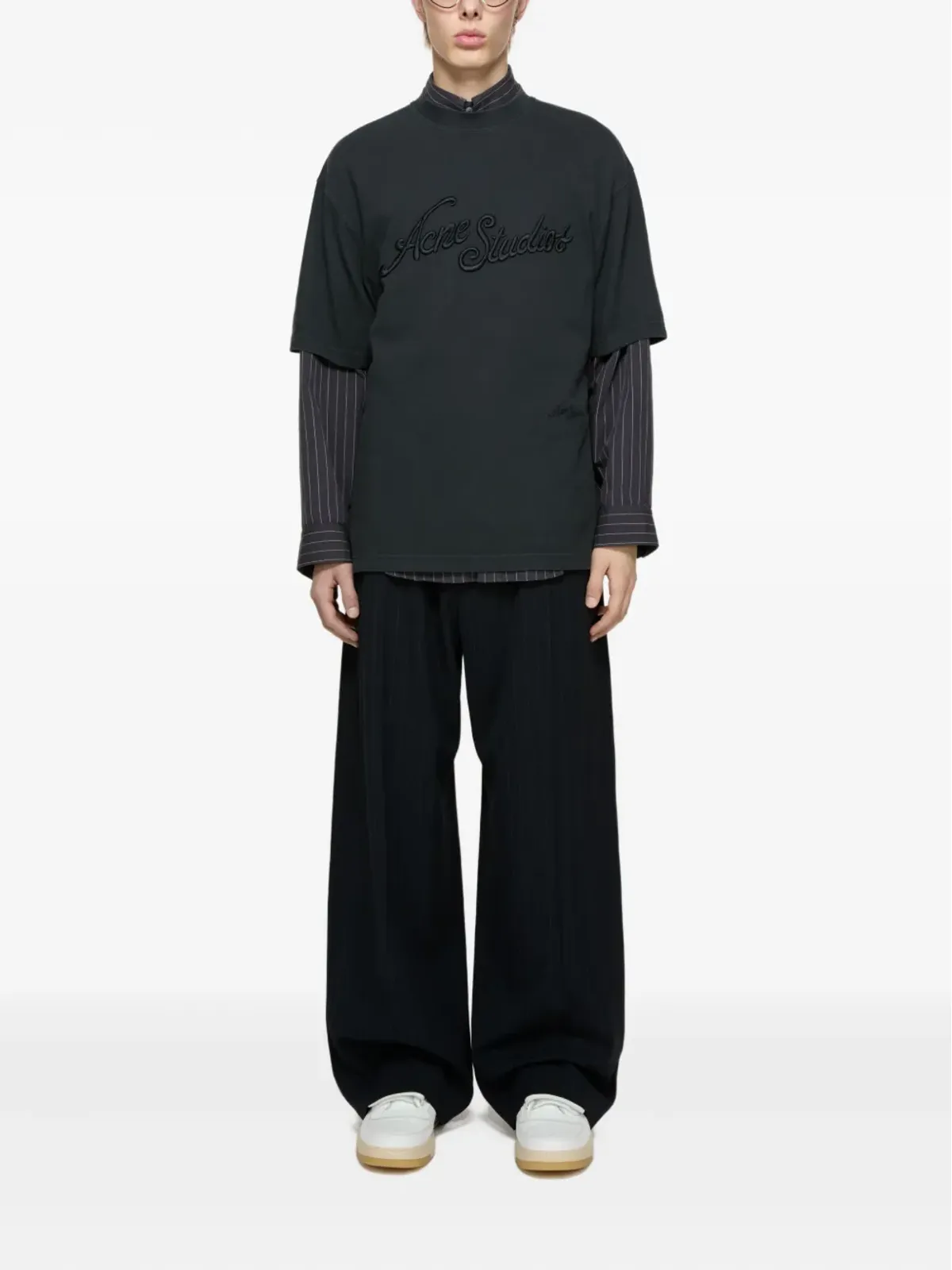 Acne Studios 刺繍入りTシャツ - 画像2