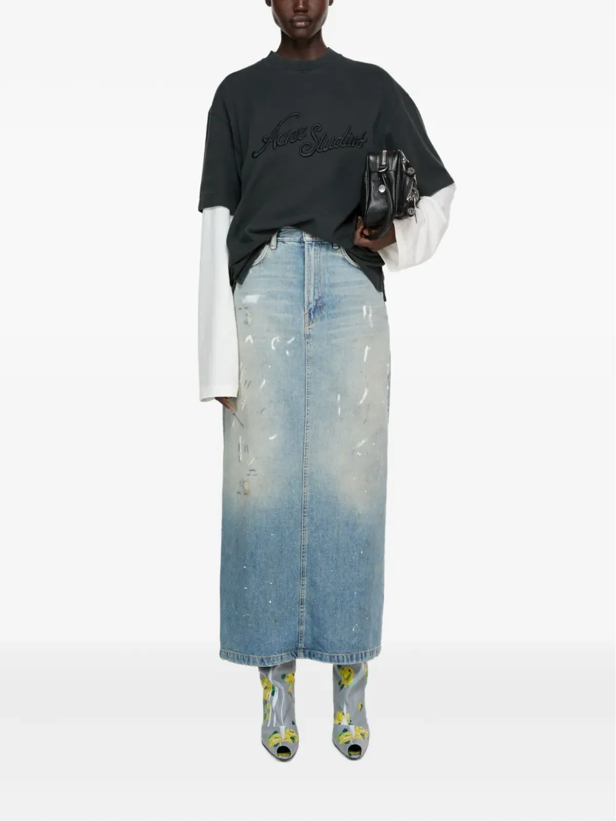 Acne Studios 刺繍入りTシャツ - 画像3