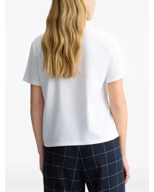LIU JO ラインストーン・アンカーモチーフ Tシャツ - ホワイト - サムネイル4