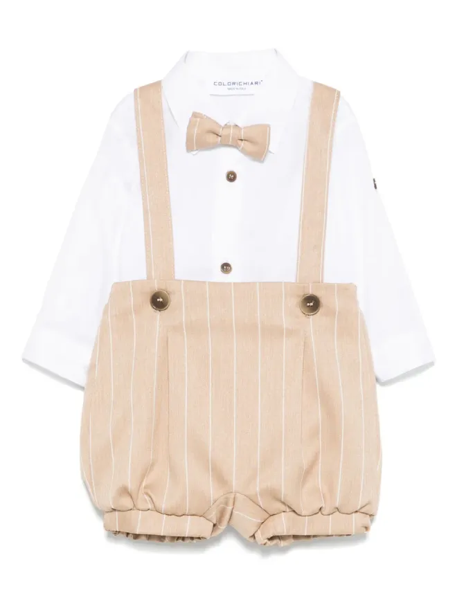 Colorichiari Colorichiari ストライプショートセット ホワイトの商品画像
