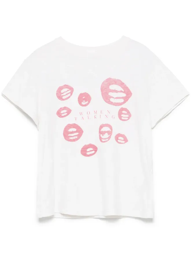 RE/DONE RE/DONE Women Talking Tシャツの商品画像
