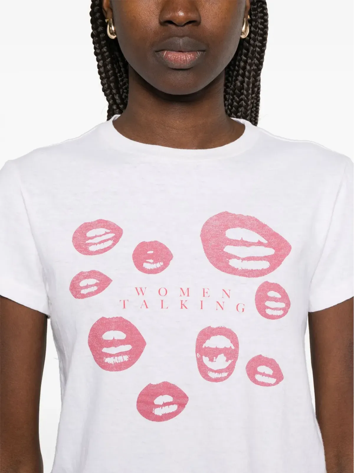 RE/DONE Women Talking Tシャツ - 画像5