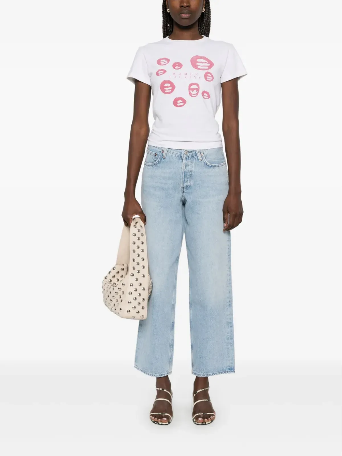 RE/DONE Women Talking Tシャツ - 画像2