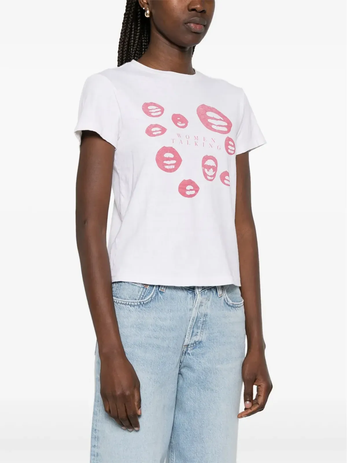RE/DONE Women Talking Tシャツ - 画像3