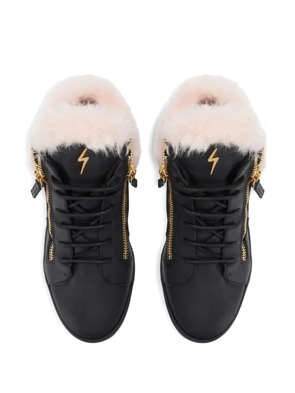 Giuseppe Zanotti クリス ジップファスナー付きスニーカー - ブラック - 画像4
