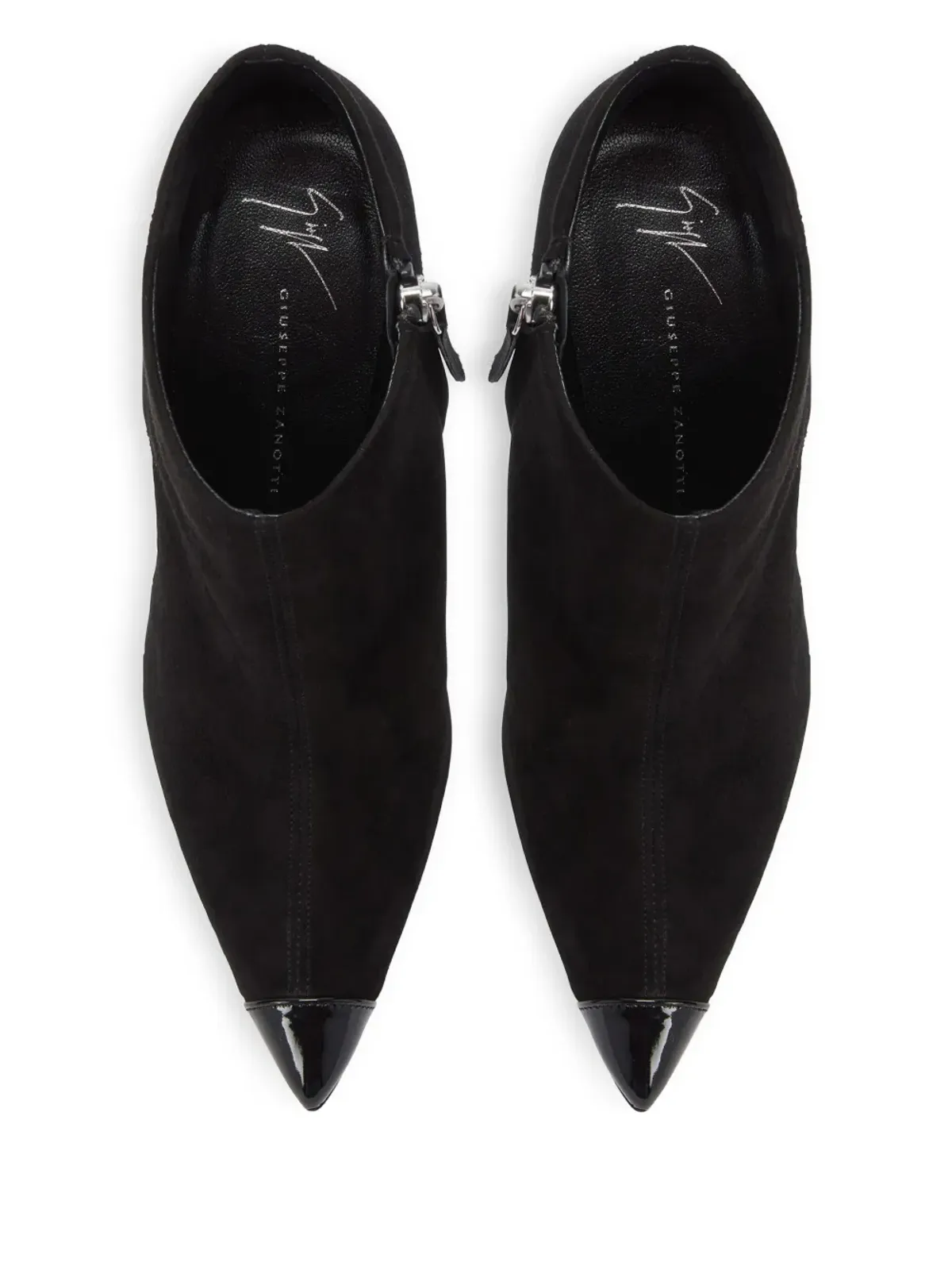 Giuseppe Zanotti 90mm ギリシャ風 ポインテッドトゥ ブーツ - ブラック - 画像4