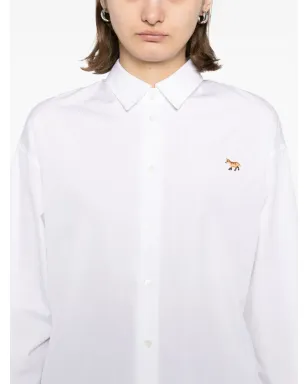 Maison Kitsuné ベビー・フォックス・パッチ・クラシック・シャツ - サムネイル5