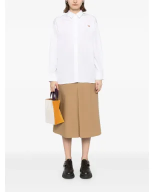 Maison Kitsuné ベビー・フォックス・パッチ・クラシック・シャツ - サムネイル2