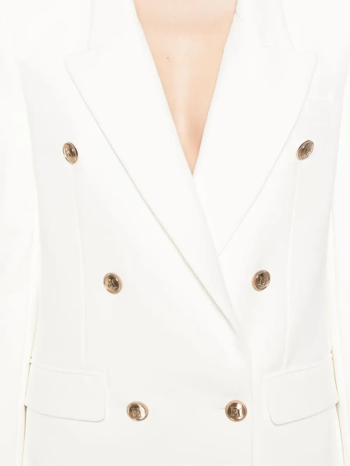 Elisabetta Franchi クレープ生地ブレザー - 画像5