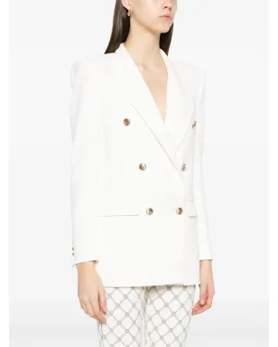 Elisabetta Franchi クレープ生地ブレザー - サムネイル3