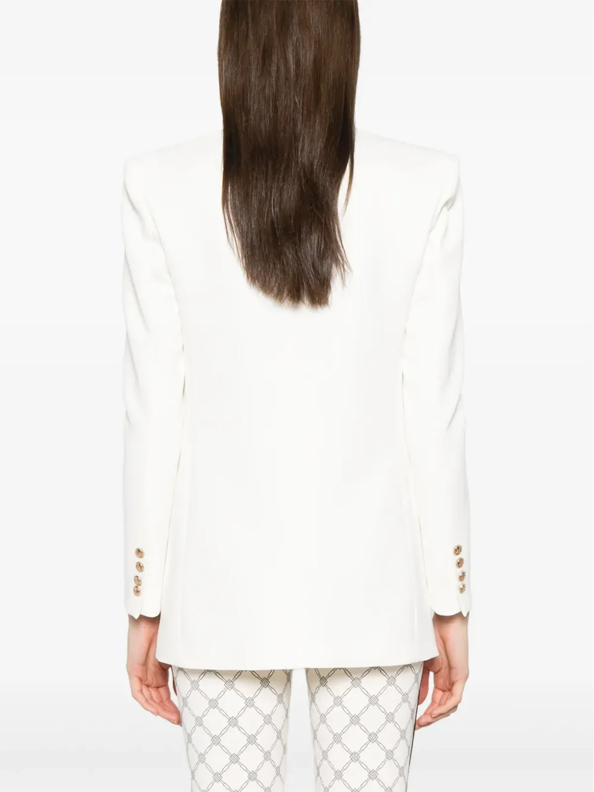 Elisabetta Franchi クレープ生地ブレザー - 画像4