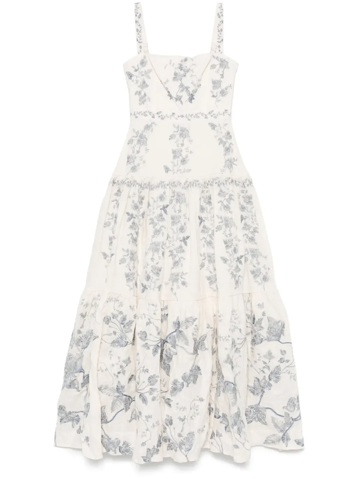 Agua By Agua Bendita リマ ブーゲンビレア マキシドレス - 画像1