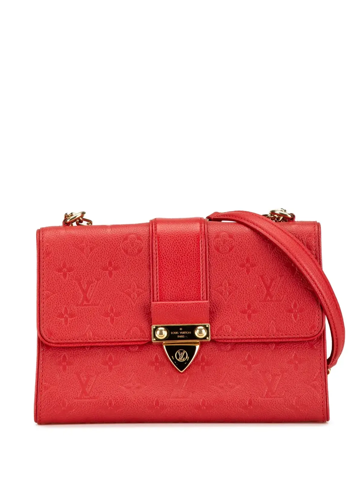 Louis Vuitton ビンテージ 2017年 モノグラム・アンペランテ Saint Sulpice BB クロスボディバッグ レッド - 画像1