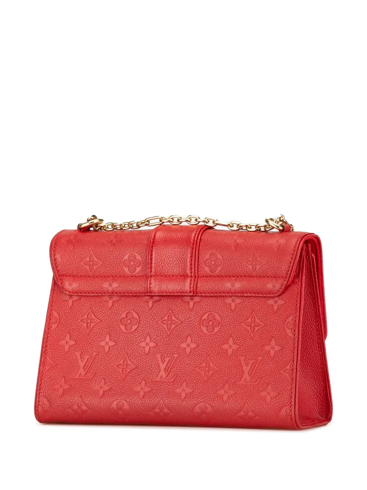 Louis Vuitton ビンテージ 2017年 モノグラム・アンペランテ Saint Sulpice BB クロスボディバッグ レッド - 画像3