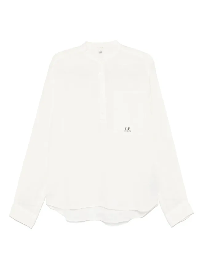 C.P. Company C.P. Company リネン長袖シャツ - ホワイトの商品画像