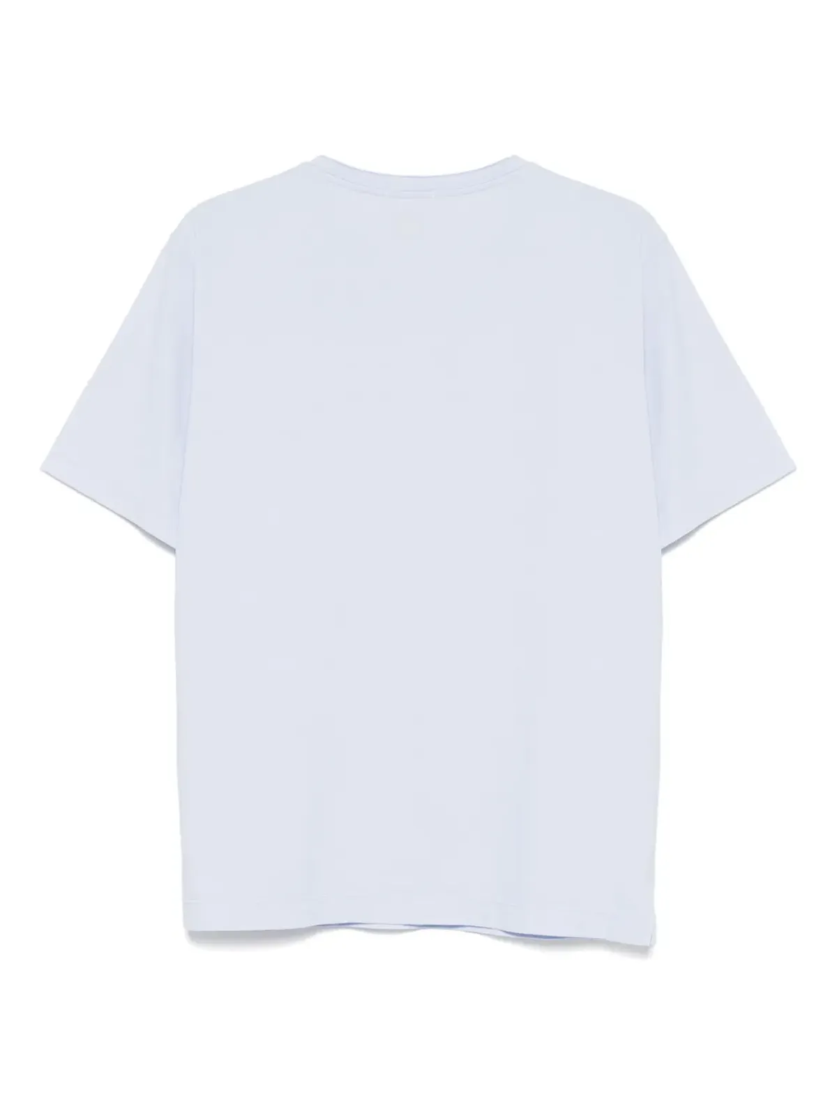C.P. Company ロゴ刺繍ピケTシャツ ブルー - 画像2