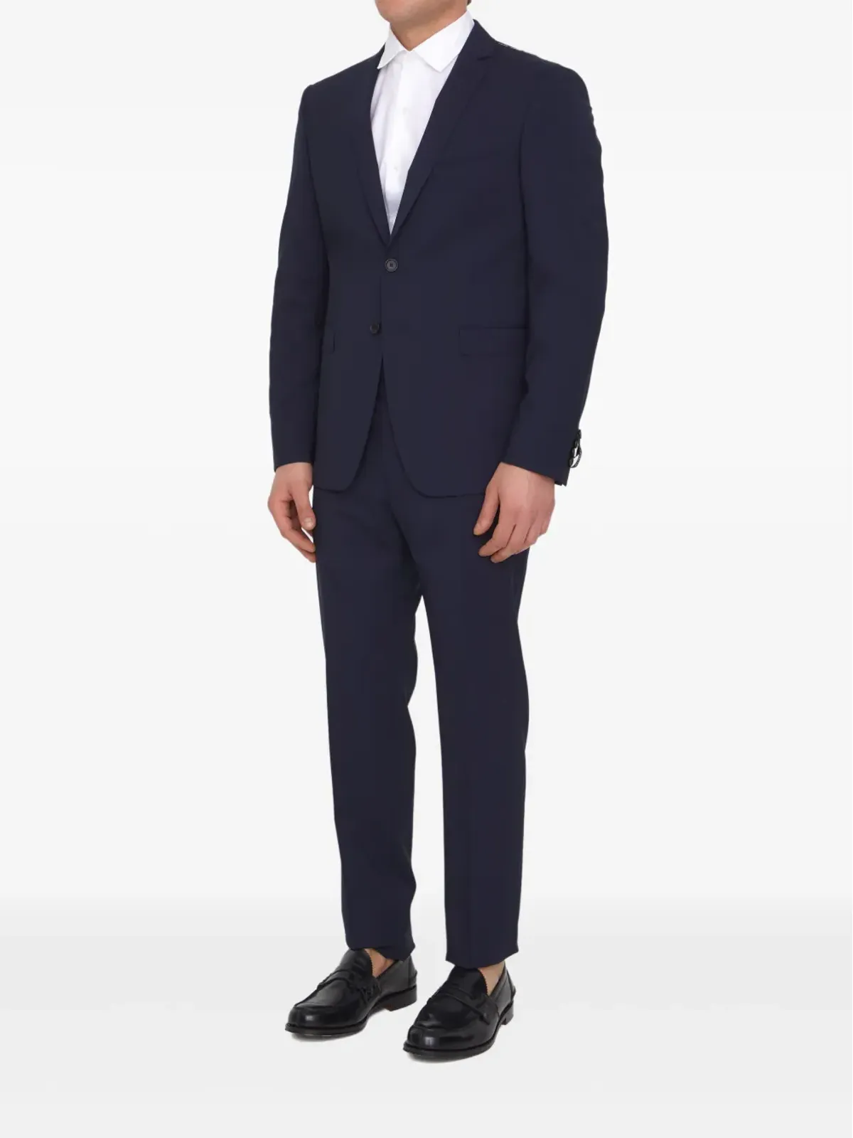 Tonello virgin wool-blend suit - Blue - 画像4
