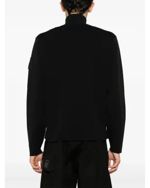 C.P. Company ロゴパッチ ジップアップ スウェットシャツ ブラック - サムネイル4